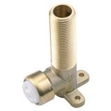 Brass Push-fit Fitting Backplate Male Elbow